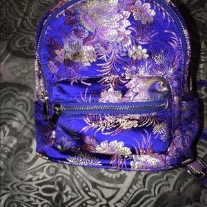 Floral Print Mini Bookbag